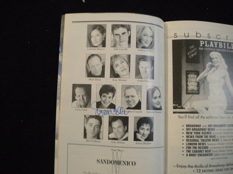 2003 THE GRADUATE PLAYBILL - LORRAINE BRACCO SIGNED + 1 OTHER SIGNATURE - J 8270