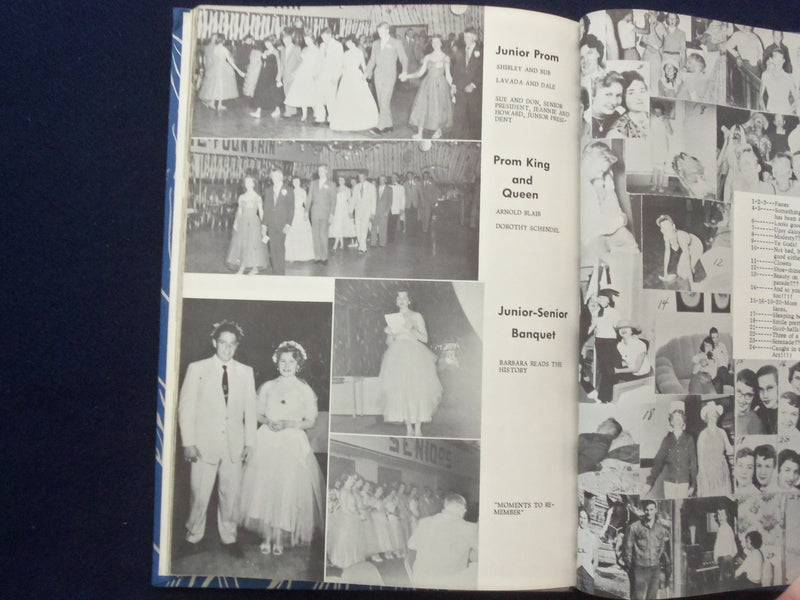 1956 THE HORNETS' HIVE WHITE SULPHUR SPRINGS (MT) HIGH SCHOOL YEARBOOK - YB 3225