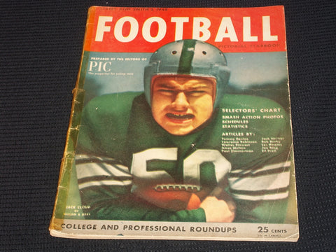 1948 STREET & SMITH'S FOOTBALL MAGAZINE - JACK CLOUD FRONT COVER - E 3608