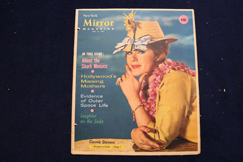 1961 MAY 21 NY MIRROR MAGAZINE - CONNIE STEVENS COVER - E 22268