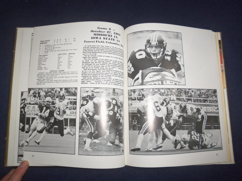 1984-85 MIZZOU SPORTS REVIEW HARDCOVER BOOK - KD 8155