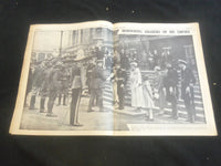 1937 MAY 15 DAILY MIRROR NEWSPAPER - LONDON -KING GEORGE VI & HIS QUEEN- NP 5753