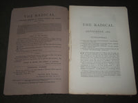 1865-1869 THE RADICAL MONTHLY MAGAZINE LOT OF 27 - NATURAL RELIGION - WR 1371