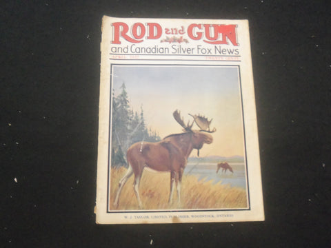 1927 APRIL ROD AND GUN MAGAZINE - NICE COVER, ARTICLES & PHOTOS - SP 6377C