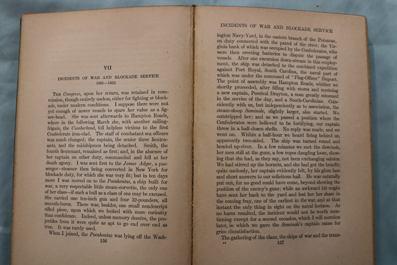 1907 FROM SAIL TO STREAM HARDCOVER BOOK BY A.T. MAHAN - KD 9628