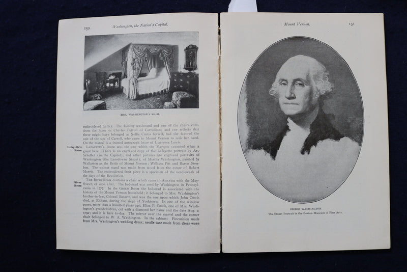 1905 WASHINGTON - ARLINGTON - MT. VERNON STANDARD GUIDE- SOFTCOVER BOOK - K 1318