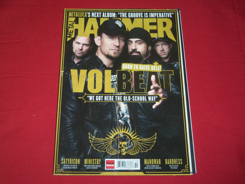 2013 OCTOBER METAL HAMMER MAGAZINE ISSUE NO. 249 - VOLBEAT COVER - RC 355