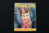 1943 NOVEMBER MOVIE LIFE MAGAZINE - DEANNA DURBIN COVER - E 24337