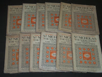 1902-1903 ST. NICHOLAS MONTHLY MAGAZINE LOT OF 12 ISSUES - NICE ILLUS - WR 1093