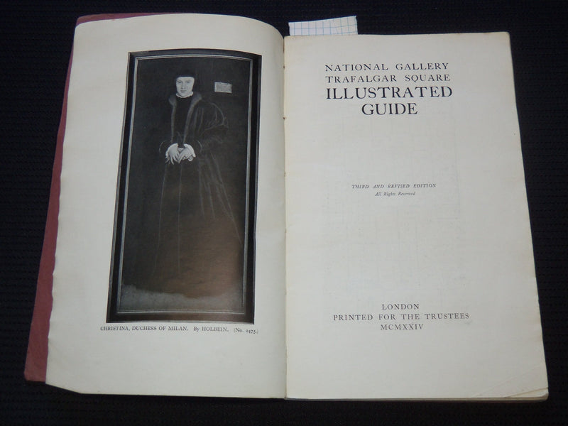 1923-1924 NATIONAL GALLERY ILLUSTRATED GUIDE BOOKS LOT OF 2 - J 8036