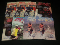 1981-1983 AMERICAN WHEELMAN MAGAZINE LOT OF 81 ISSUES - NICE COVERS - O 3225