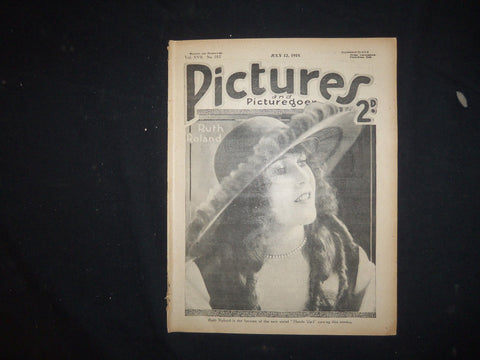 1919 JULY 12 PICTURES AND PICTUREGOER MAGAZINE - RUTH ROLAND - ST 3408