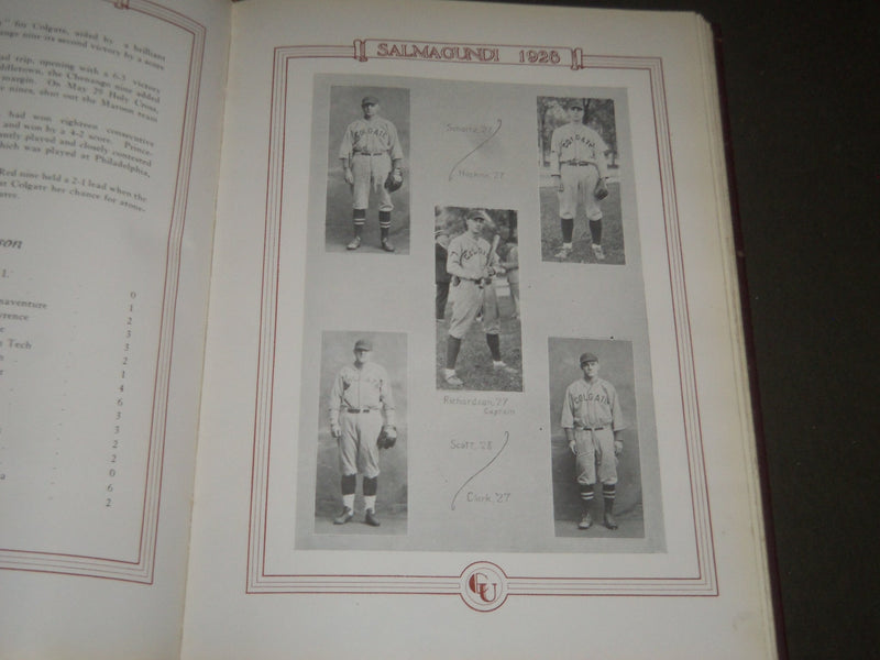 1928 SALMAGUNDI COLGATE UNIVERSITY YEARBOOK - HAMILTON NEW YORK - YB 1207