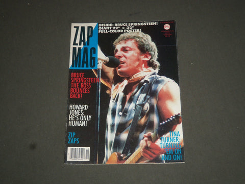 1984 ZAP MAG MAGAZINE - BRUCE SPRINGSTEEN 22x32 POSTER - SP 7819