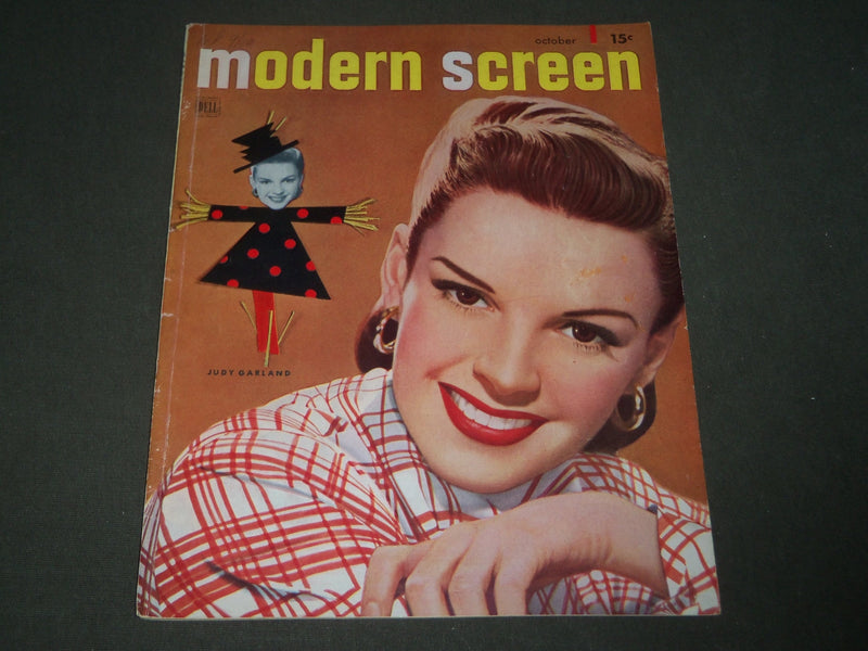 1948 OCTOBER MODERN SCREEN MOVIE MAGAZINE - JUDY GARLAND COVER - M 141