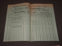 1930 JEAN MARICHEZ VOITURES D'ENFANTS FRENCH CATALOGUE - FR 717