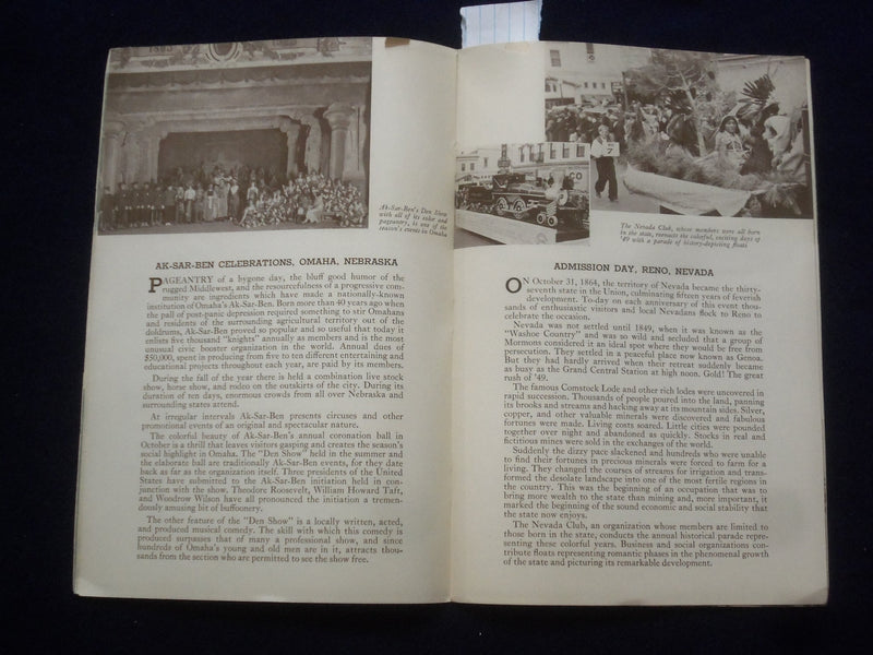 1936 ANNUAL EVENTS IN THE UNITED STATES SOFTCOVER BOOK BY FREDERIC HASKIN-J 9642