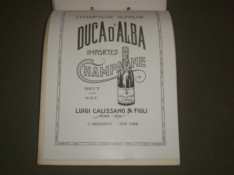 1918 APRIL 6 ITALIAN HOSPITAL BENEFIT SUPPER DANCE PROGRAM - HOTEL PLAZA- J 2678