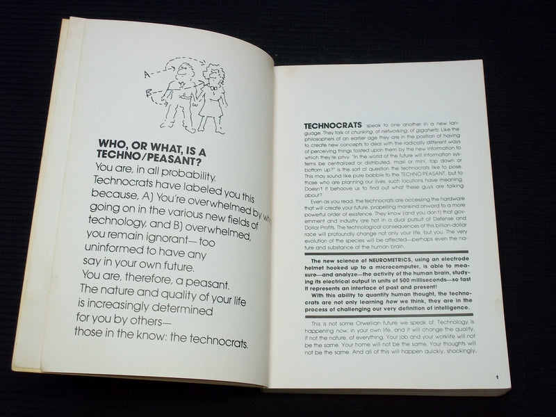 1980 THE TECHNO/PEASANT SURVIVAL MANUAL SOFTCOVER BOOK - KD 7632