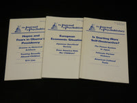 2010-2013 THE JOURNAL OF PSYCHOHISTORY MAGAZINE LOT OF 3 - OBAMA - J 6120