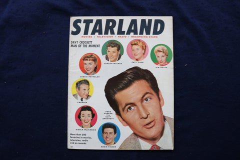 1955 STARLAND MAGAZINE - FESS PARKER COVER - E 18773