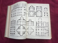 1900 JAN-DEC THE BUILDER U. K. MAGAZINE BOUND VOLUMES - 2 VOLS - FOLD OUTS - C 6