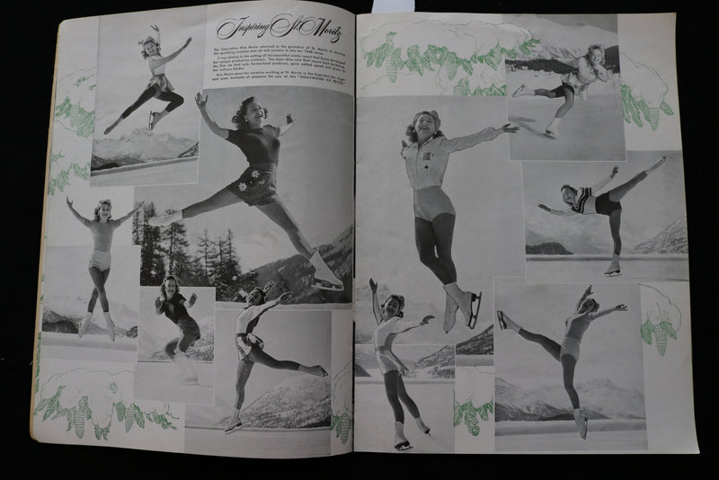 1942-1948 SONJA HEINE HOLLYWOOD ICE REVUE PROGRAMS - LOT OF 4 - K 2249