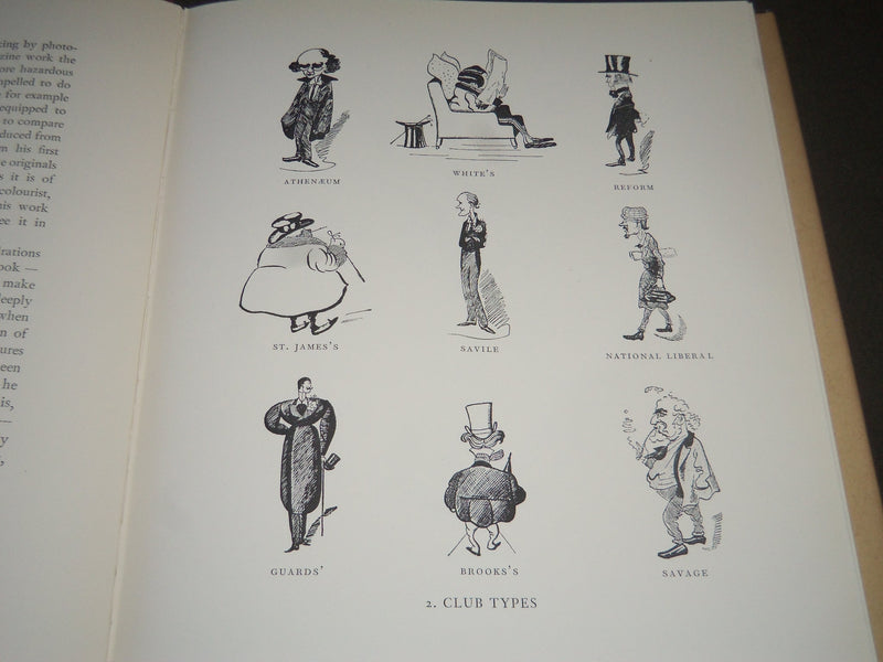 1958 MAX'S NINETIES BY MAX BEERBOHM HARDCOVER BOOK - NICE ILLUSTRATIONS- KD 3942
