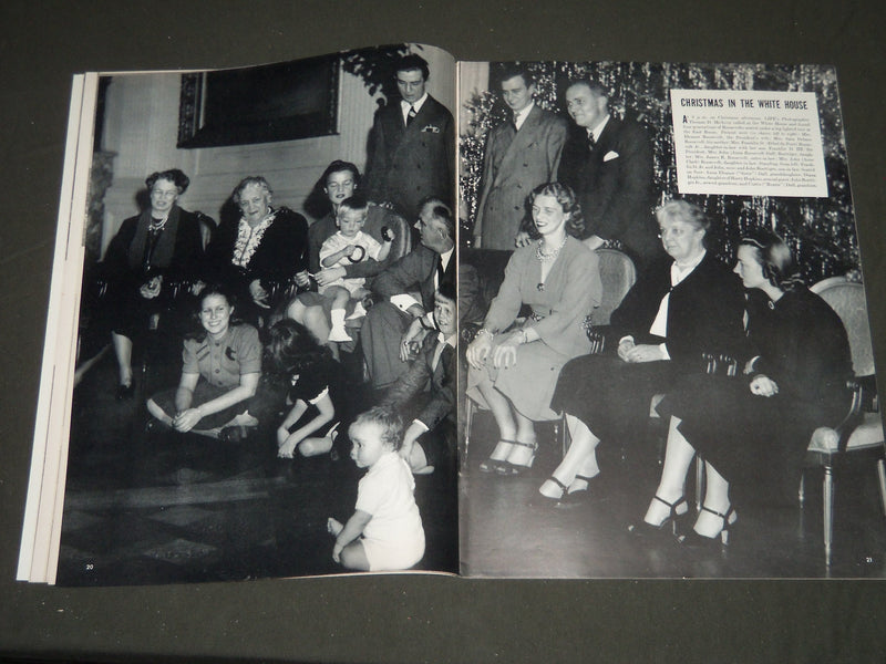1940 JANUARY 8 LIFE MAGAZINE - BOWDOIN HOUSE PARTY COVER - L 166