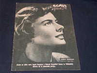 1949 #965 ECRAN SPANISH MAGAZINE - INGRID BERGMAN COVER - E 26081