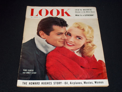 1954 FEBRUARY 24 LOOK MAGAZINE - TONY CURTIS & JANET LEIGH FRONT COVER - E 20293
