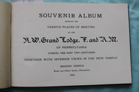1926 R.W. GRAND LODGE OF PENNSYLVANIA SOUVENIR ALBUM - HARDCOVER BOOK - K 3344