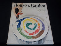 1950 SEPTEMBER HOUSE & GARDEN MAGAZINE - 1951 COLOR STORY FRONT COVER - E 5122