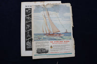 1938 FEBRUARY MOTOR BOATING MAGAZINE - ILLUSTRATED BOATS COVER - E 11677