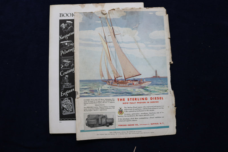 1938 FEBRUARY MOTOR BOATING MAGAZINE - ILLUSTRATED BOATS COVER - E 11677