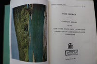 1945 LAKE GEORGE WATER CONDITIONS REPORT - HARDCOVER BOOK - K 2894
