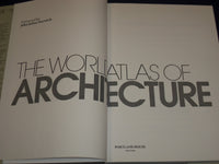 1988 THE WORLD ATLAS OF ARCHITECTURE BY JONH JULIUS NORWICH ILLUSTRATED- KD 2458