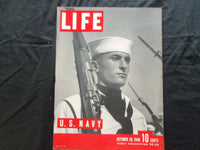 1940 OCTOBER 28 LIFE MAGAZINE - U.S. SAILOR - L 206