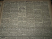 1901 JULY 3-AUGUST 31 HAMBURGER NACHRICHTEN GERMAN NEWSPAPER LOT - BV 163