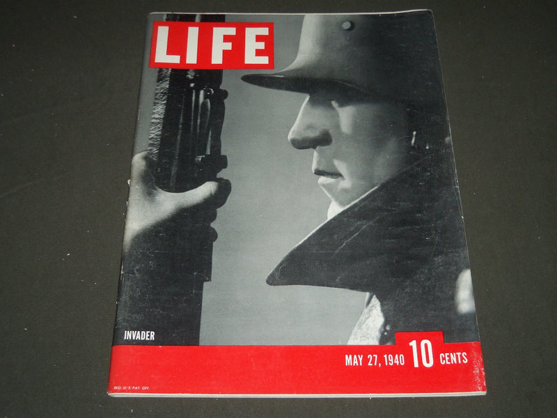 1940 MAY 27 LIFE MAGAZINE - GERMAN SOLDIER COVER - L 184
