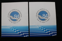 1984 LOUISIANA WORLD EXPOSTION ENERGY EXHIBIT BROCHURE - LOT OF 2 - K 2404