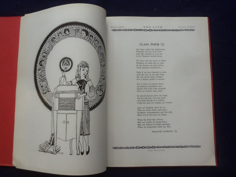 1923 THE LINK URSULINE ACADEMY YEARBOOK - GREAT FALLS, MONTANA - YB 3133