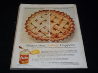1957 APRIL MCCALL'S MAGAZINE VERY NICE FRONT COVER & FULL PAGE ADS - E 2465