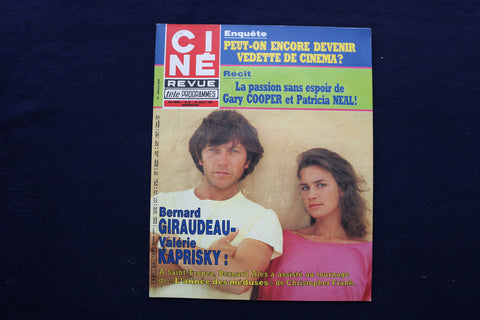 1984 JULY 26 CINE REVUE MAGAZINE - GIRAUDEAU-VALERIE KAPRISKY COVER - E 11943