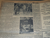 1927 JUNE 19 NEW YORK TIMES - ST. LOUIS ROARS WELCOME TO LINDBERGH - NT 5066