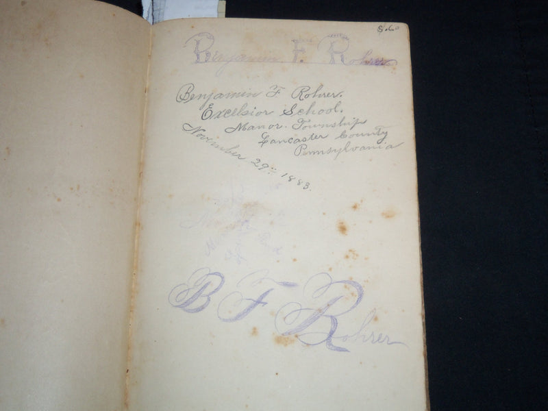 1877 THE COMPLETE ARITHMETIC VOLUME BY ALBERT RAUB - KD 4814W