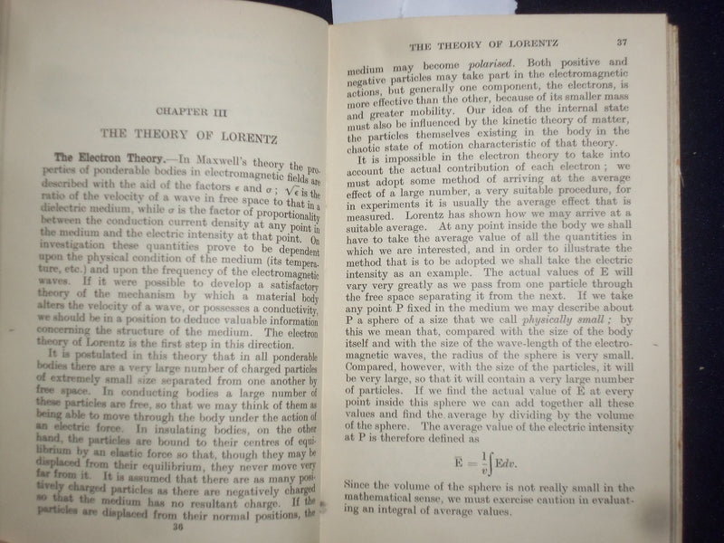 1934 ELECTOMAGNETIC WAVES HARDCOVER BOOK BY F.W.G. WHITE - KD 9124