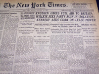 1941 JANUARY 19 NEW YORK TIMES - KNUDSEN URGES FULL AID TO BRITAIN - NT 1141