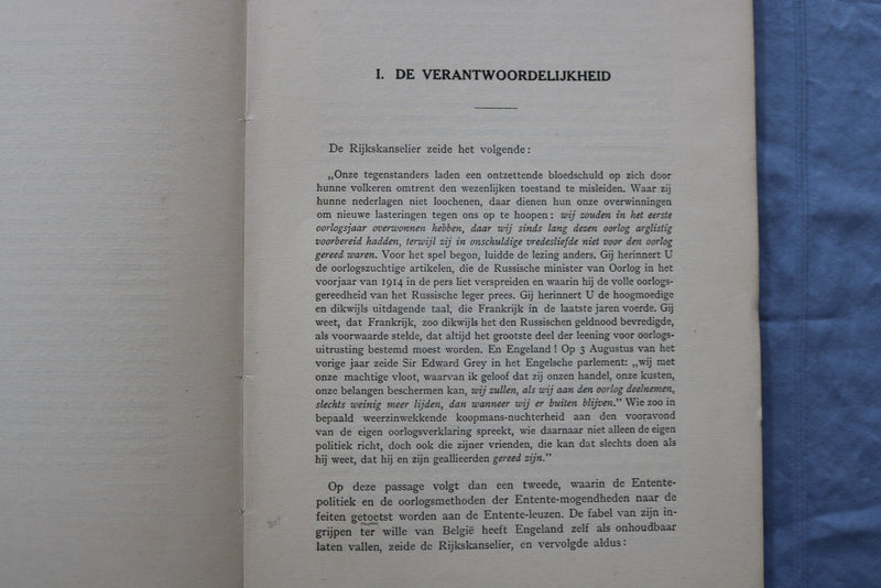 1916 REGEERINGSPOLEMIEK DOOR - DR. LABBERTON - DUTCH - SOFTCOVER BOOK - K 2984
