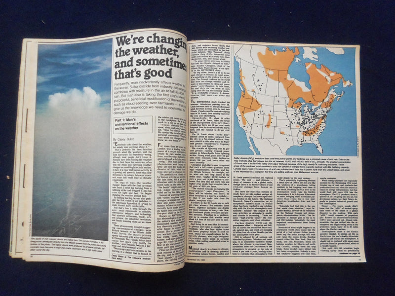 1980 NOV 30 CHICAGO TRIBUNE MAGAZINE SECTION - WEATHER A SPECIAL REPORT- NP 6428